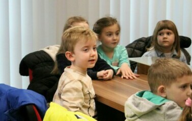 Przedszkolaki u burmistrza (8.01.2024) 18