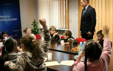 Przedszkolaki u burmistrza (8.01.2024) 20