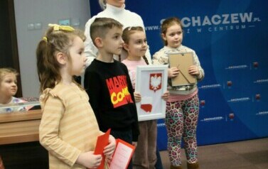 Przedszkolaki u burmistrza (8.01.2024) 25