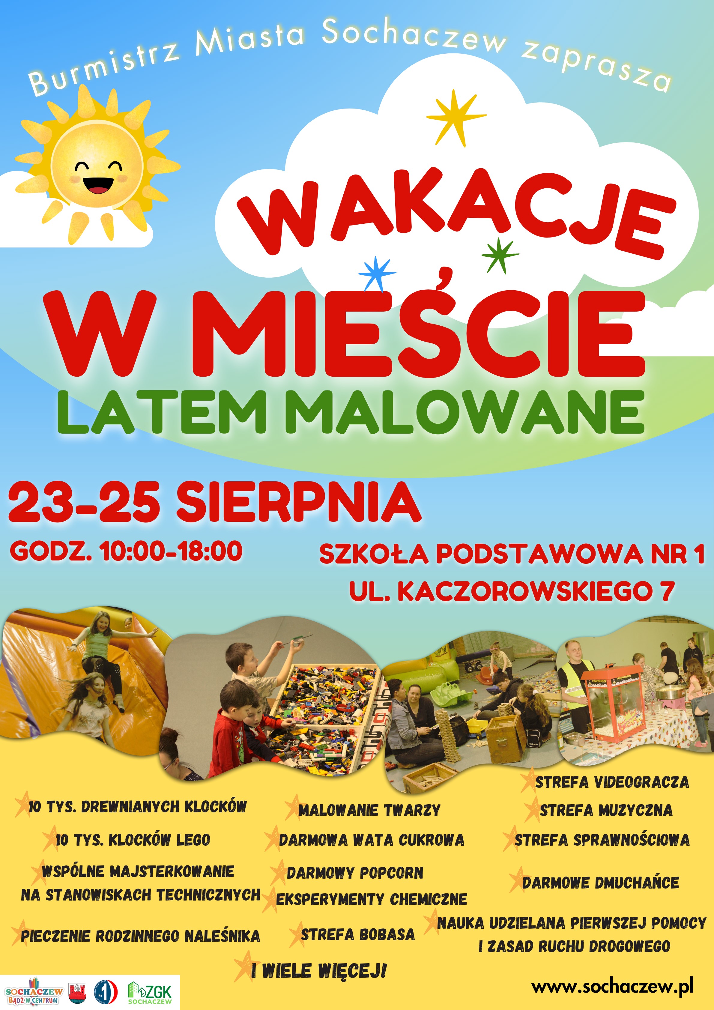 Grafika promująca wakacje w&nbsp;mieście