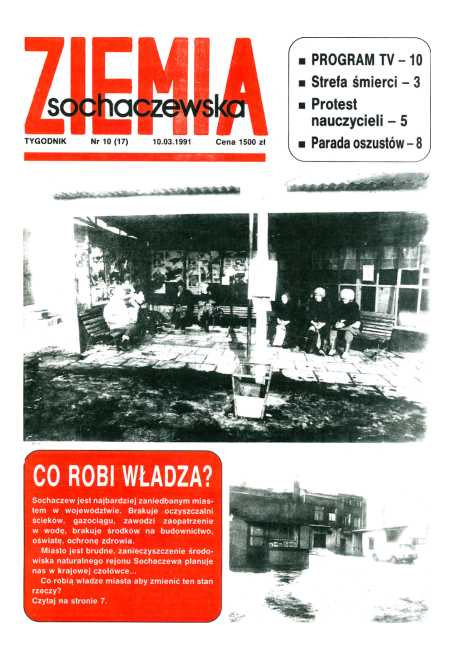 Okładka "Ziemia Sochaczewska" Nr 10 (16)