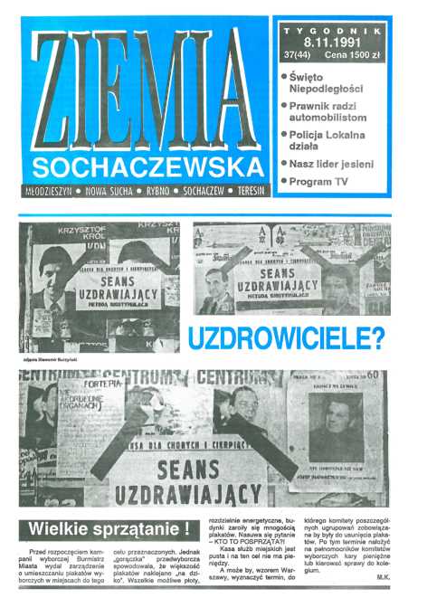 Okładka "Ziemia Sochaczewska" Nr 37 (43)