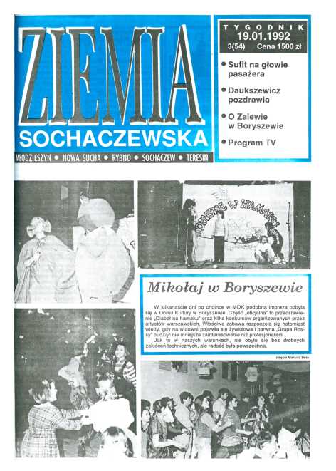 Okładka "Ziemia Sochaczewska" Nr 3 (53)