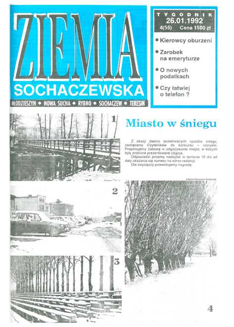 Okładka "Ziemia Sochaczewska" Nr 4 (54)