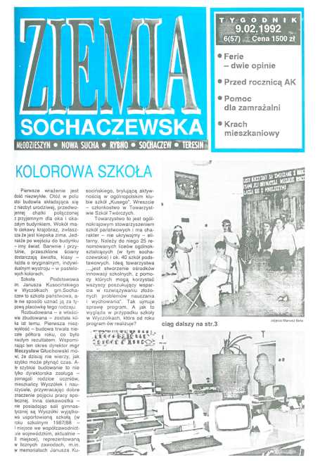 Okładka "Ziemia Sochaczewska" Nr 6 (56)