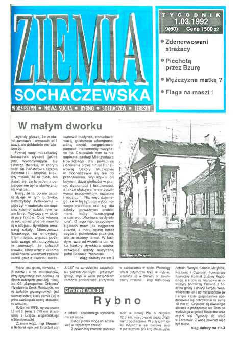 Okładka "Ziemia Sochaczewska" Nr 9 (59)