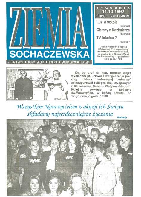 Okładka "Ziemia Sochaczewska" Nr 41 (91)