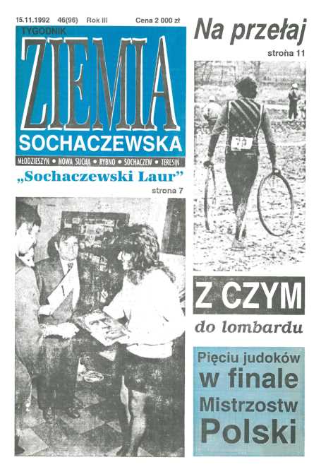 Okładka "Ziemia Sochaczewska" Nr 46 (96)