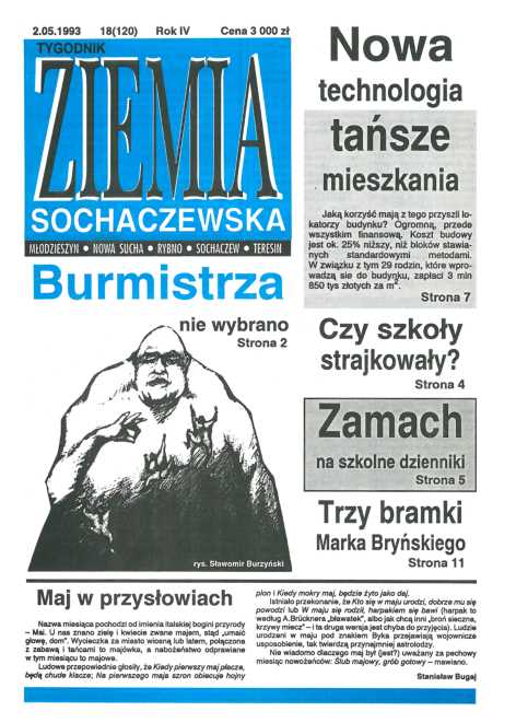 Okładka "Ziemia Sochaczewska" Nr 18 (120)