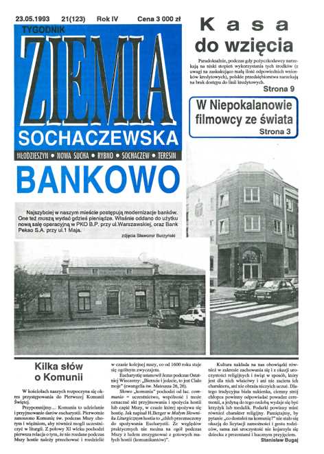 Okładka "Ziemia Sochaczewska" Nr 21 (123)