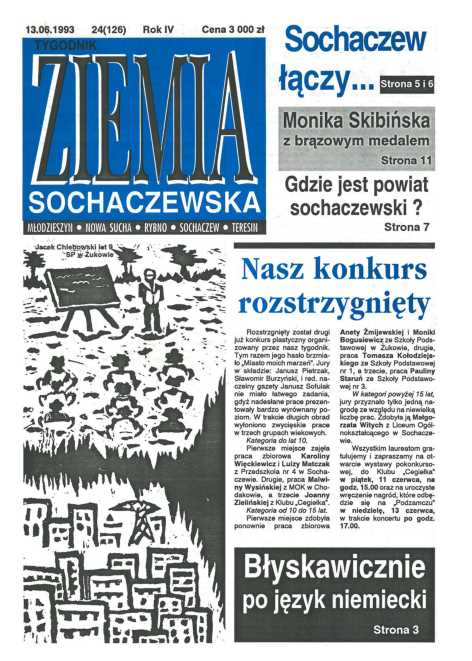 Okładka "Ziemia Sochaczewska" Nr 24 (126)