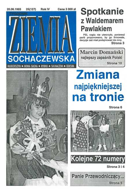Okładka "Ziemia Sochaczewska" Nr 25 (127)
