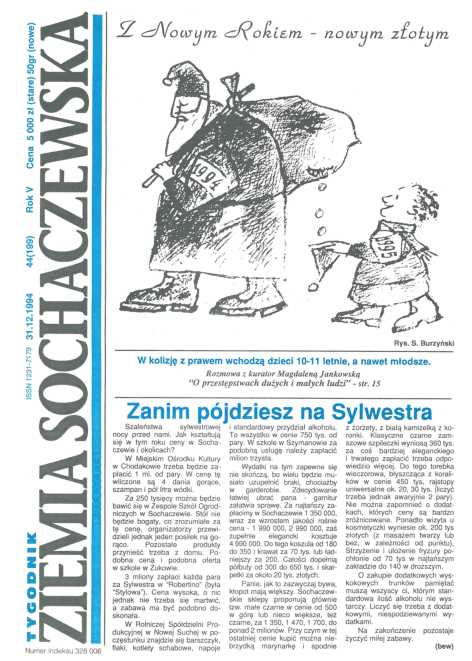Okładka "Ziemia Sochaczewska" Nr 44 (199)