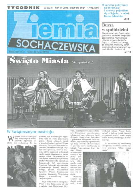 Okładka "Ziemia Sochaczewska" Nr 23 (222)