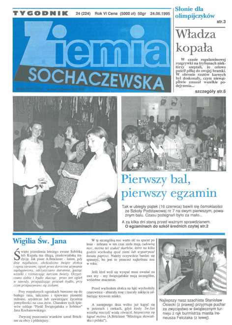 Okładka "Ziemia Sochaczewska" Nr 24 (223)