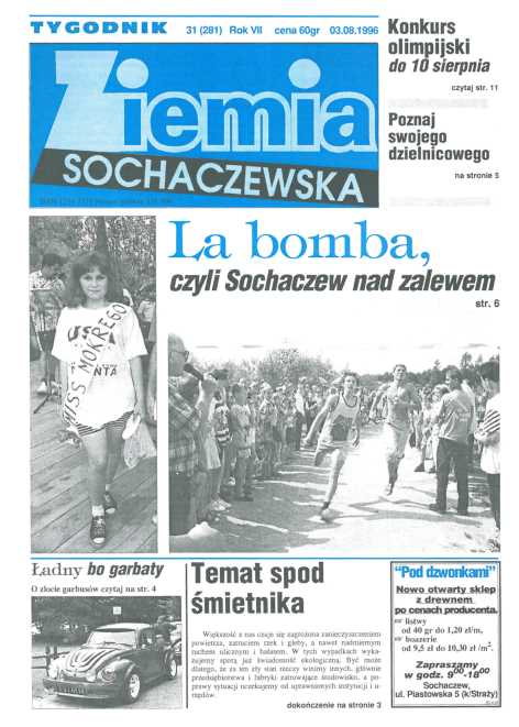 Okładka "Ziemia Sochaczewska" Nr 31 (280)