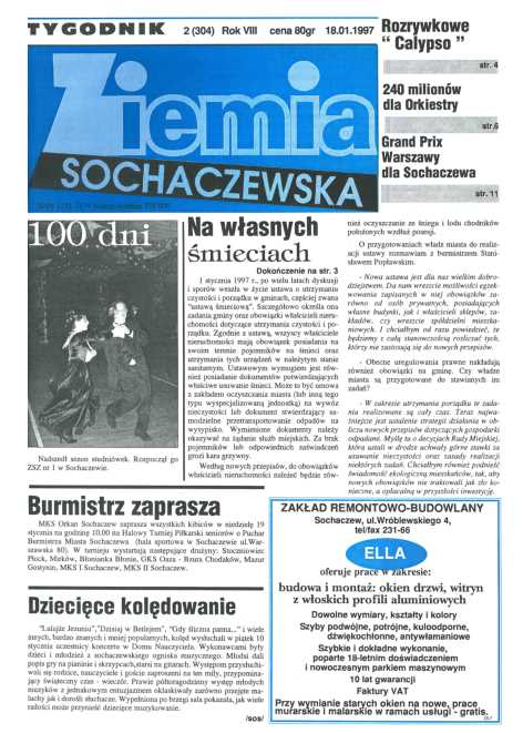 Okładka "Ziemia Sochaczewska" Nr 2 (303)