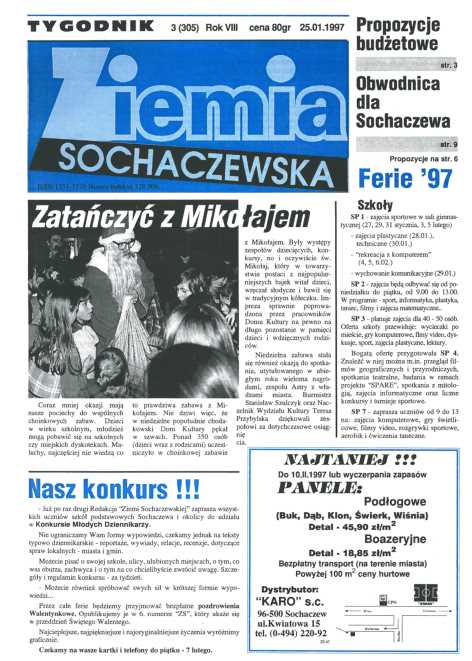 Okładka "Ziemia Sochaczewska" Nr 3 (304)