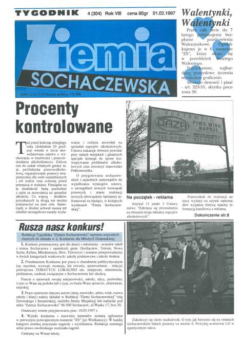 Okładka "Ziemia Sochaczewska" Nr 4 (305)