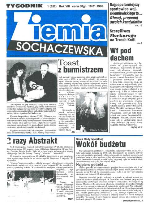 Okładka "Ziemia Sochaczewska" Nr 1 (353)