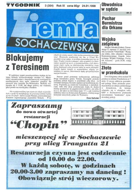 Okładka "Ziemia Sochaczewska" Nr 3 (355)