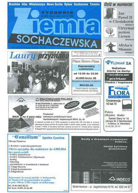 Okładka "Ziemia Sochaczewska" Nr 42 (394)