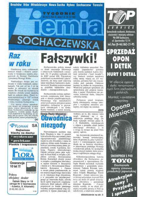 Okładka "Ziemia Sochaczewska" Nr 50 (402)