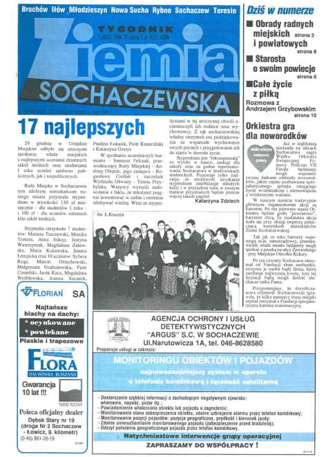 Okładka "Ziemia Sochaczewska" Nr 1 (404)