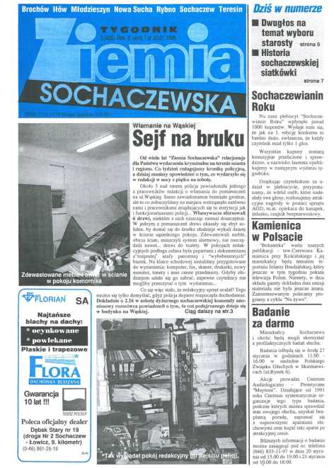 Okładka "Ziemia Sochaczewska" Nr 3 (406)