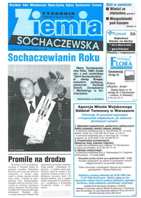 Okładka "Ziemia Sochaczewska" Nr 7 (410)
