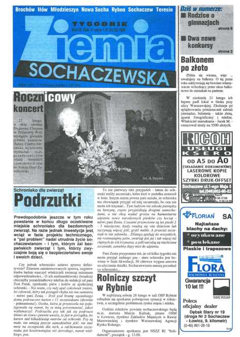 Okładka "Ziemia Sochaczewska" Nr 8 (411)