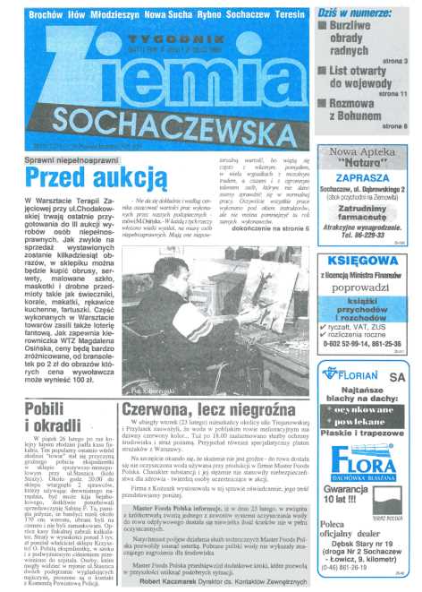 Okładka "Ziemia Sochaczewska" Nr 9 (412)