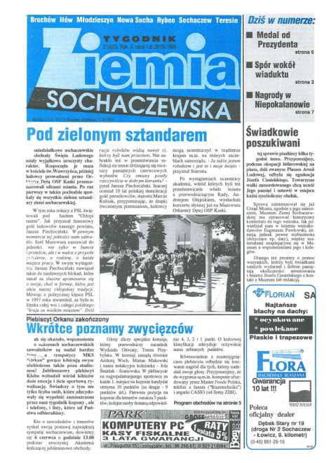 Okładka "Ziemia Sochaczewska" Nr 21 (424)