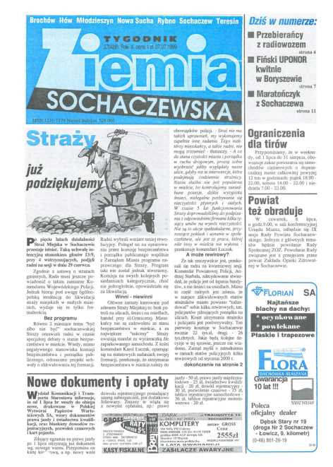 Okładka "Ziemia Sochaczewska" Nr 27 (430)