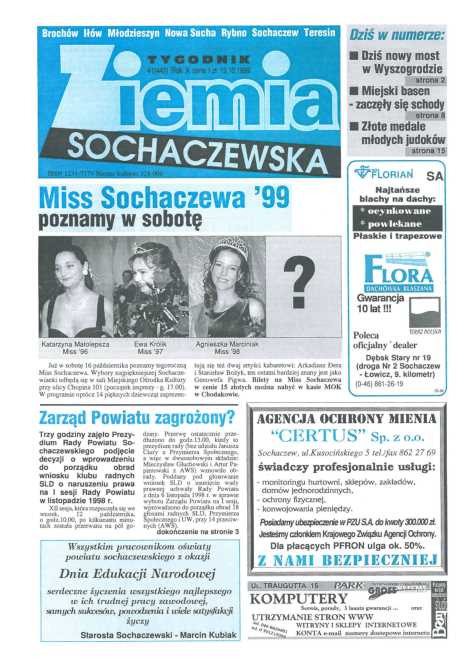 Okładka "Ziemia Sochaczewska" Nr 41 (444)