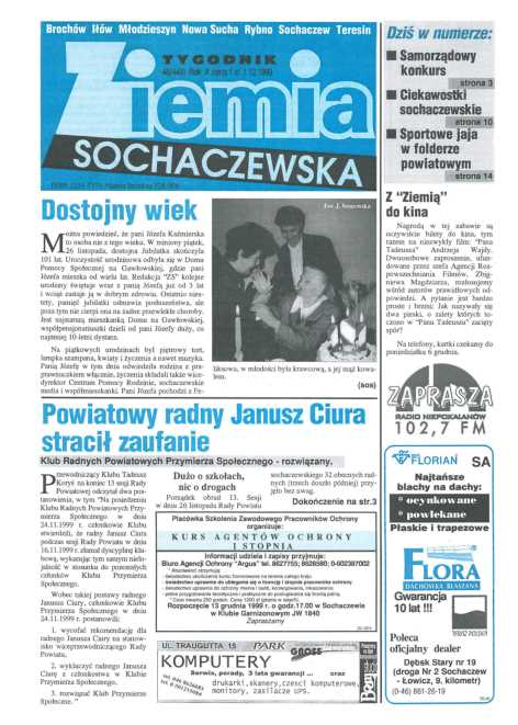 Okładka "Ziemia Sochaczewska" Nr 48 (451)