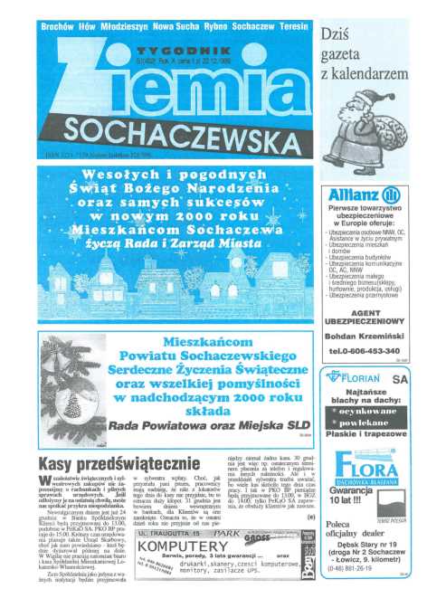 Okładka "Ziemia Sochaczewska" Nr 51 (454)