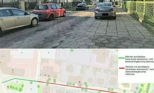 ulica i mapa
