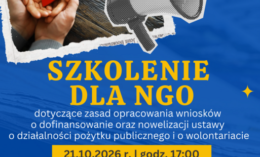 Zdjęcie do Zapraszamy organizacje pozarządowe na darmowe szkolenie
